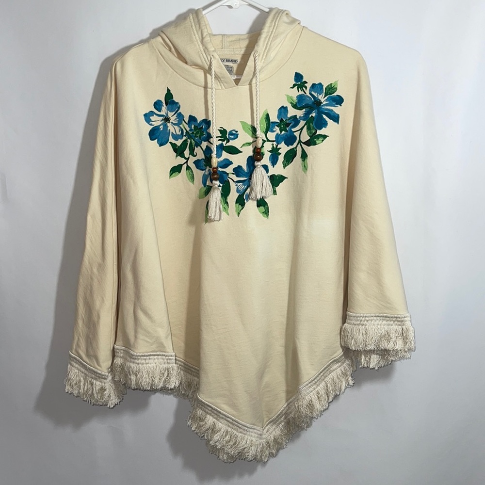 Lucky Brand Hooded Poncho